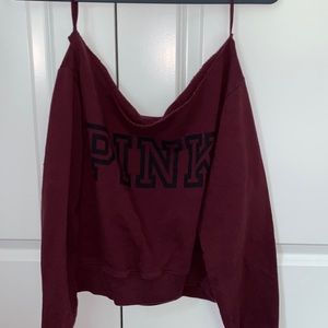 Maroon PINK sweatshirt